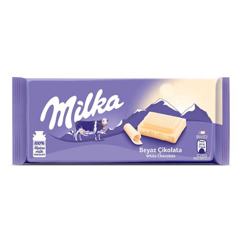 Milka çikolata beyaz